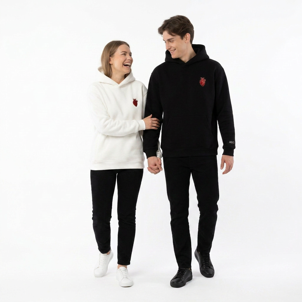Personalized couple hoodie