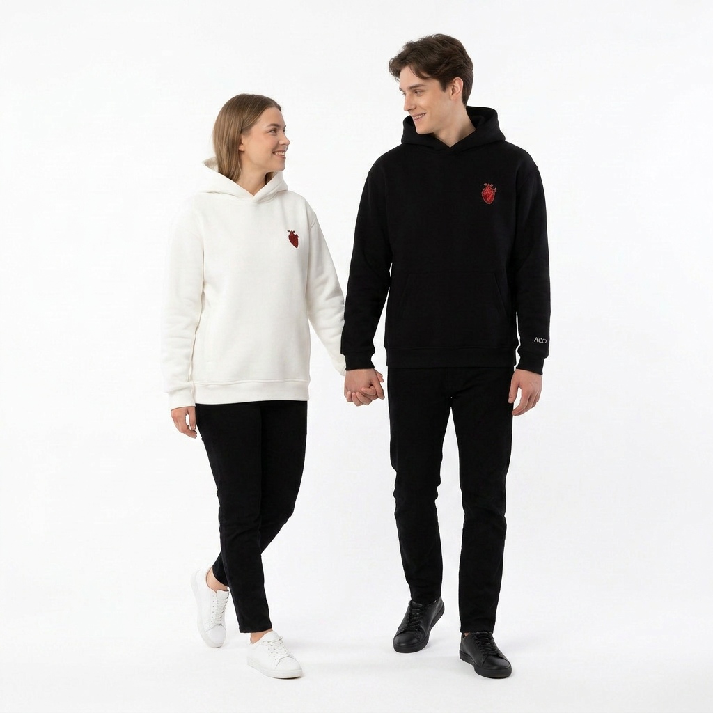 Personalized couple hoodie
