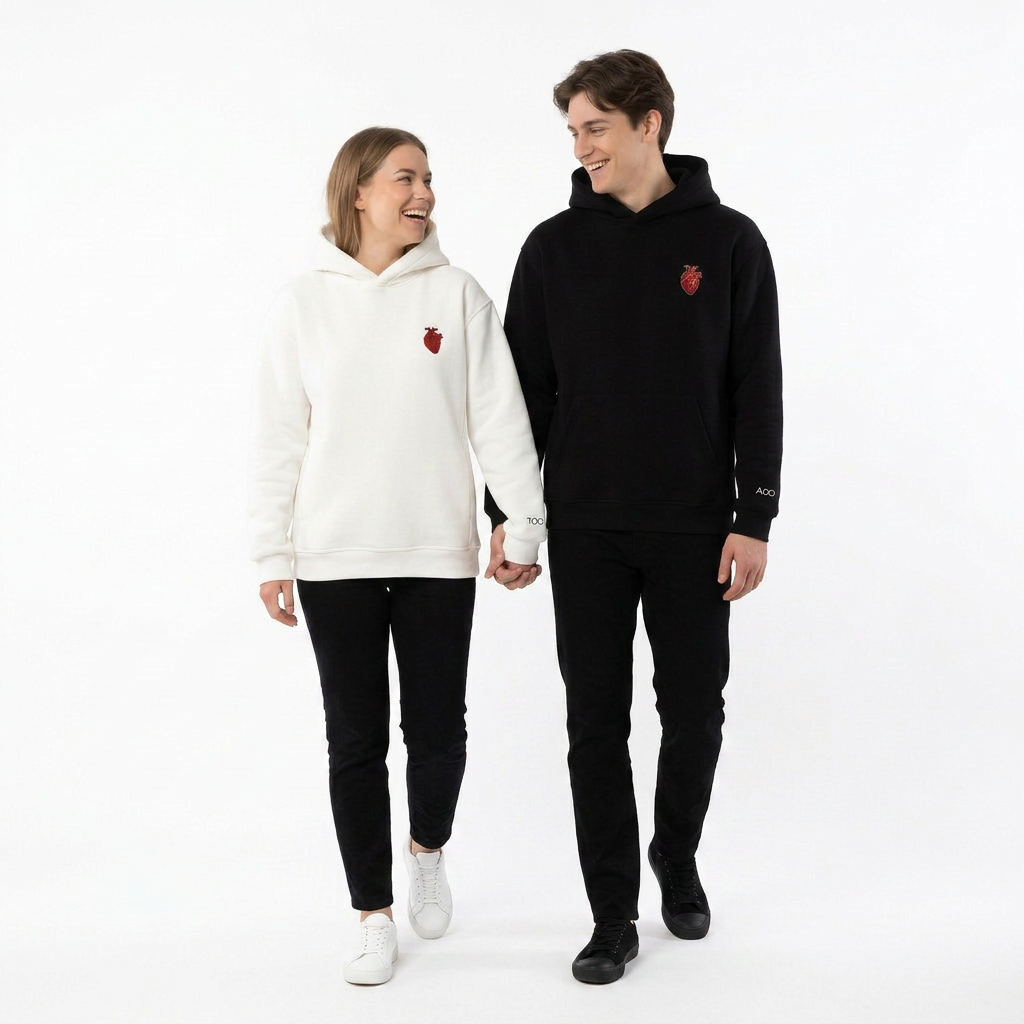 Personalized couple hoodie
