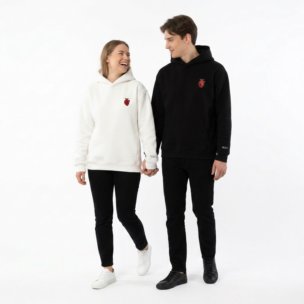 Personalized couple hoodie
